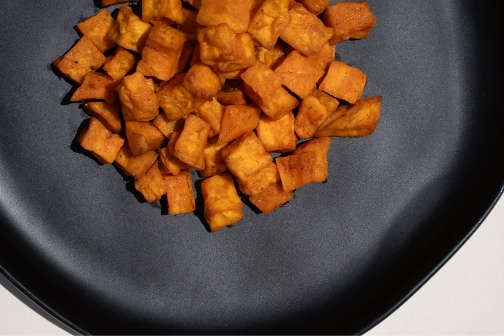 Roasted sweet potatoes