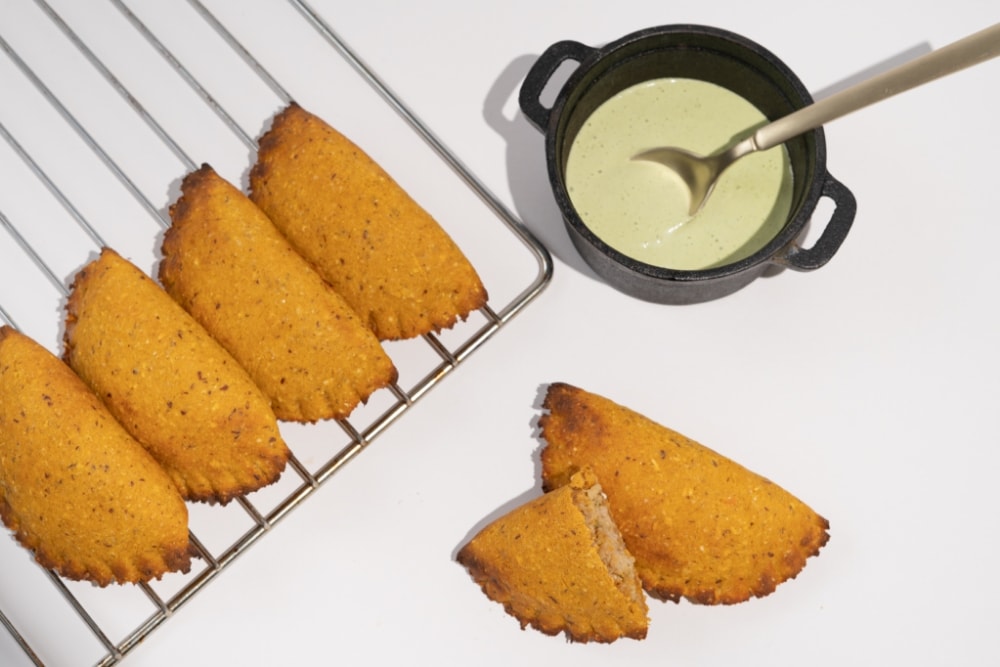 Sweet potato based Empanada (Shredded Beef)